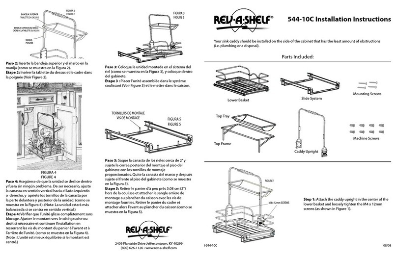 Rev-A-Shelf 544-10C installation instructions