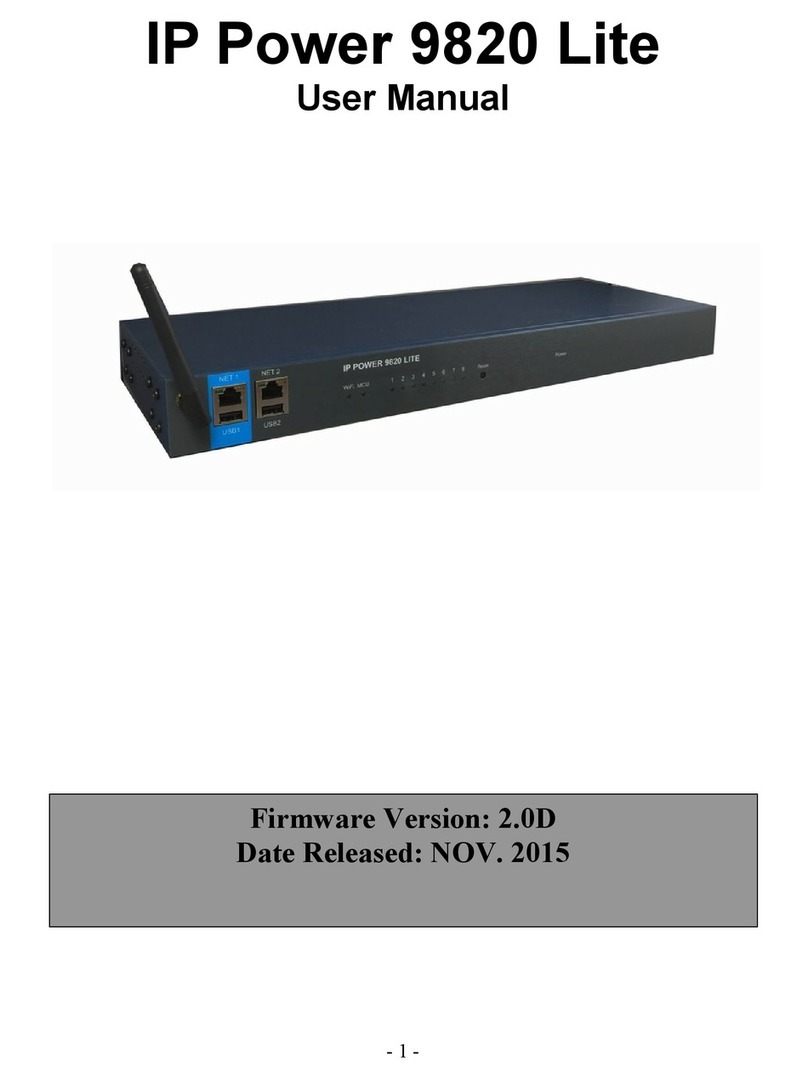 Aviosys IP Power 9820 Lite User manual