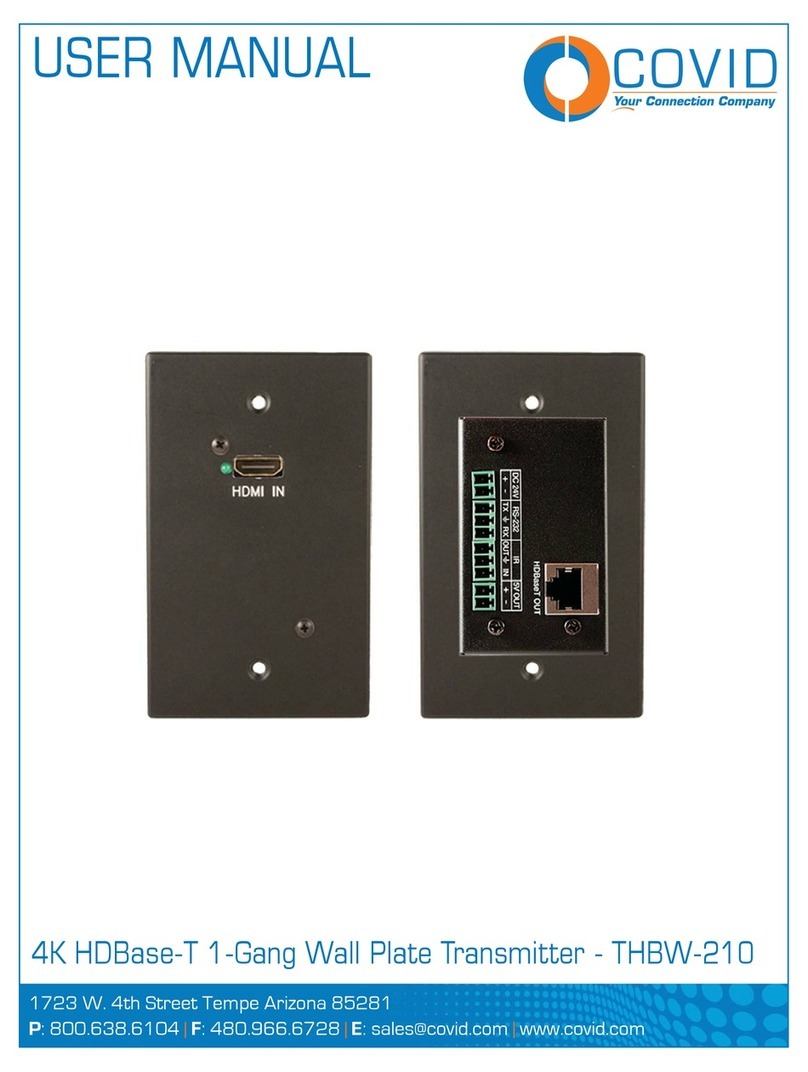Covid THBW-210 user manual