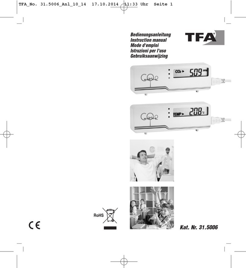 TFA AIRCO2NTROL MINI instruction manual