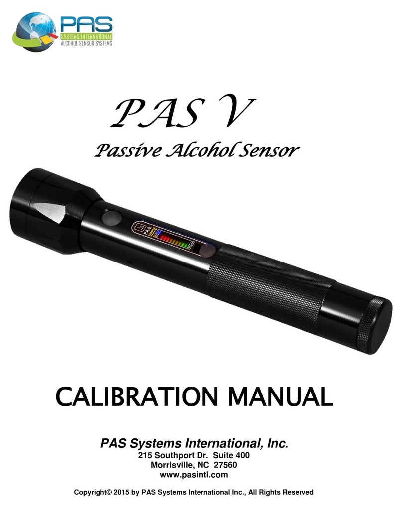 PAS Systems International PAS V Use and care manual