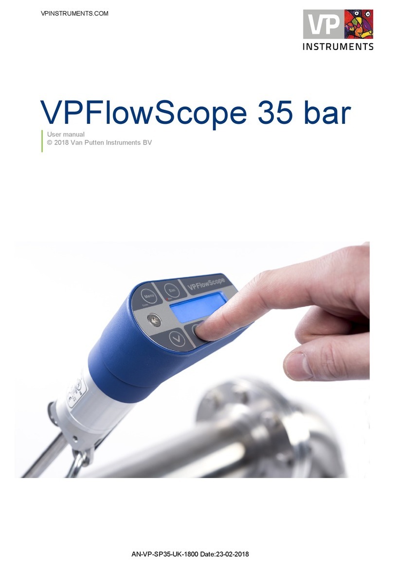 VPInstruments VPFlowScope User manual