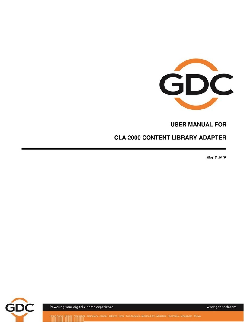 GDC CLA-2000 user manual