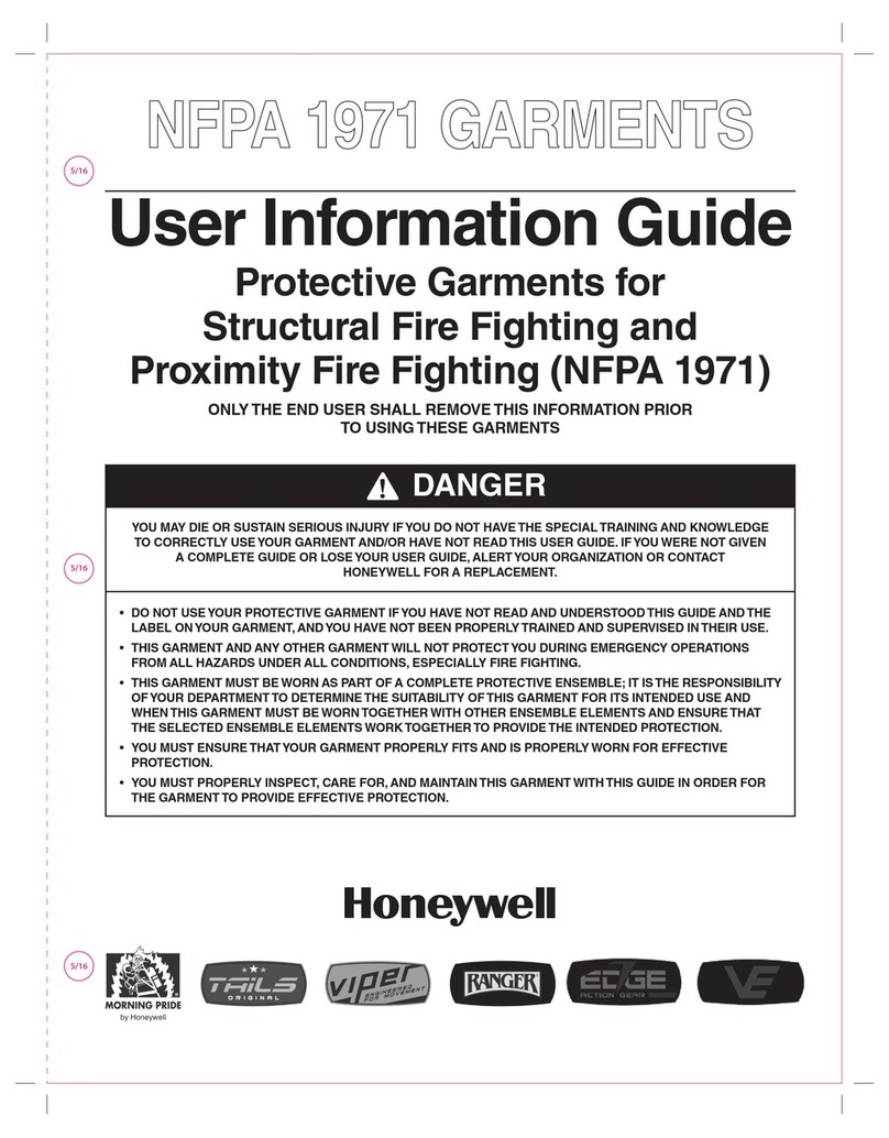 Honeywell NFPA 1971 Owner's manual Honeywell NFPA 1971 Owner's manual