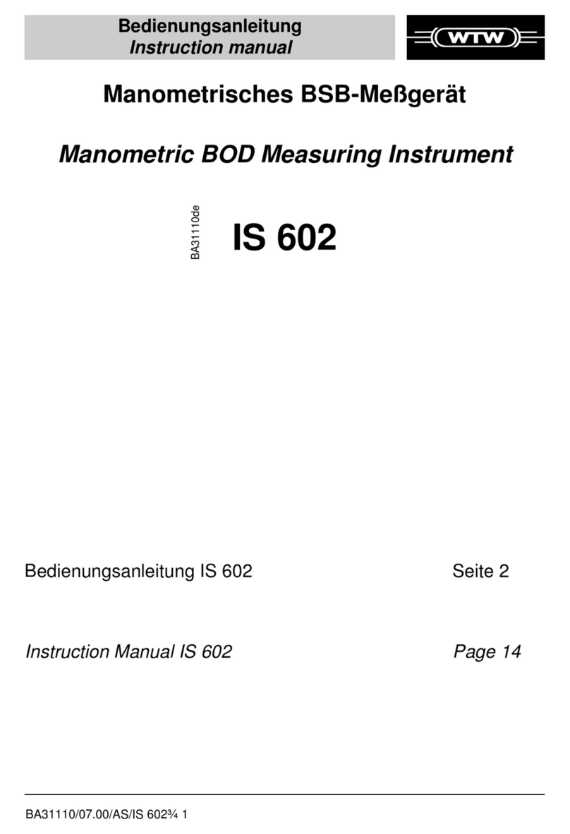 wtw IS 602 instruction manual