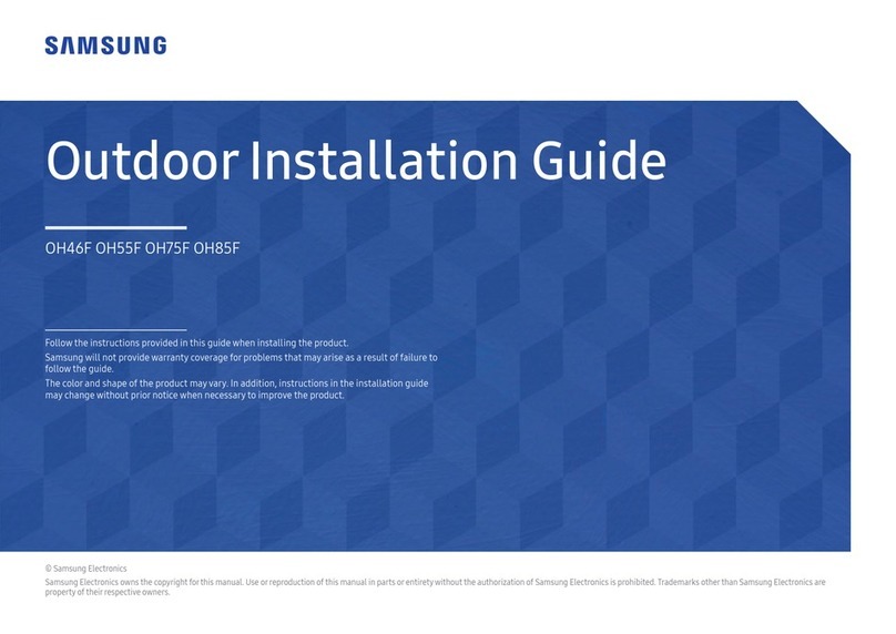 Samsung OH46F installation guide