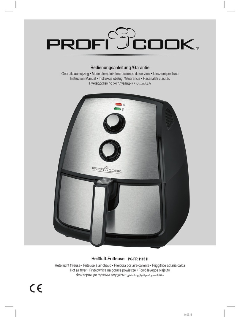 Proficook PC-FR 1115 H instruction manual Proficook PC-FR 1115 H instruction manual