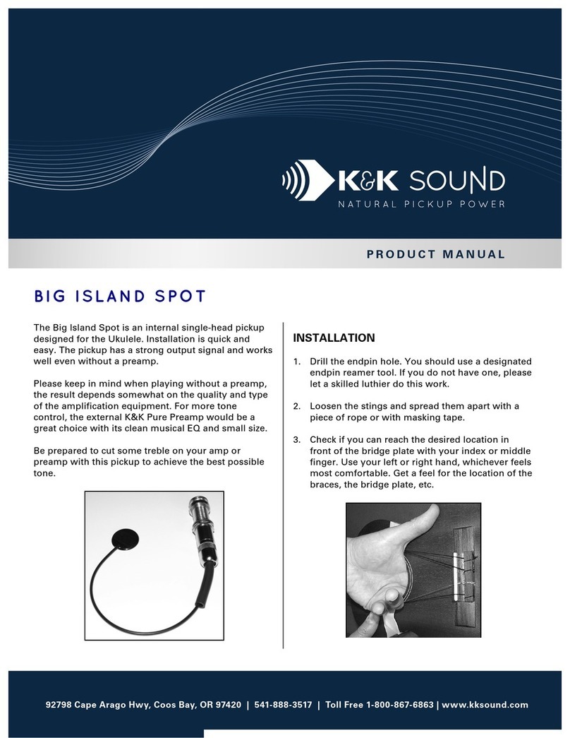 K&K Sound BIG ISLAND SPOT User manual