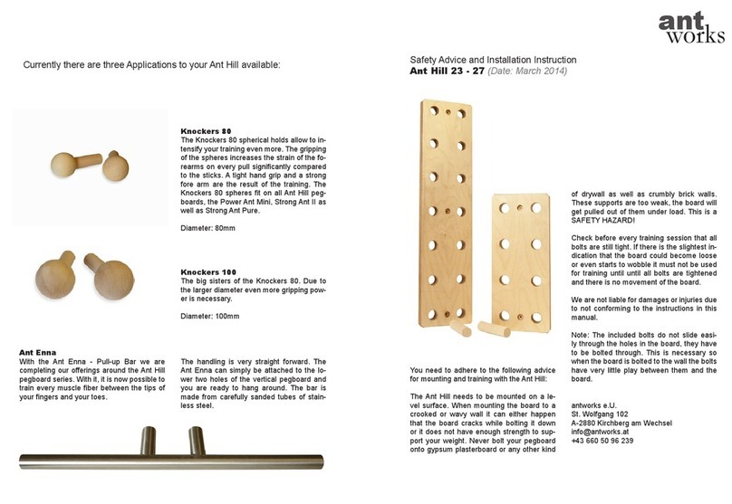 Antworks Ant Hill 23 User manual