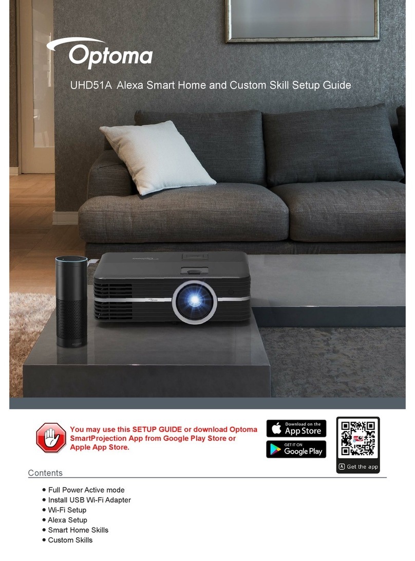 Optoma UHD51A Setup guide