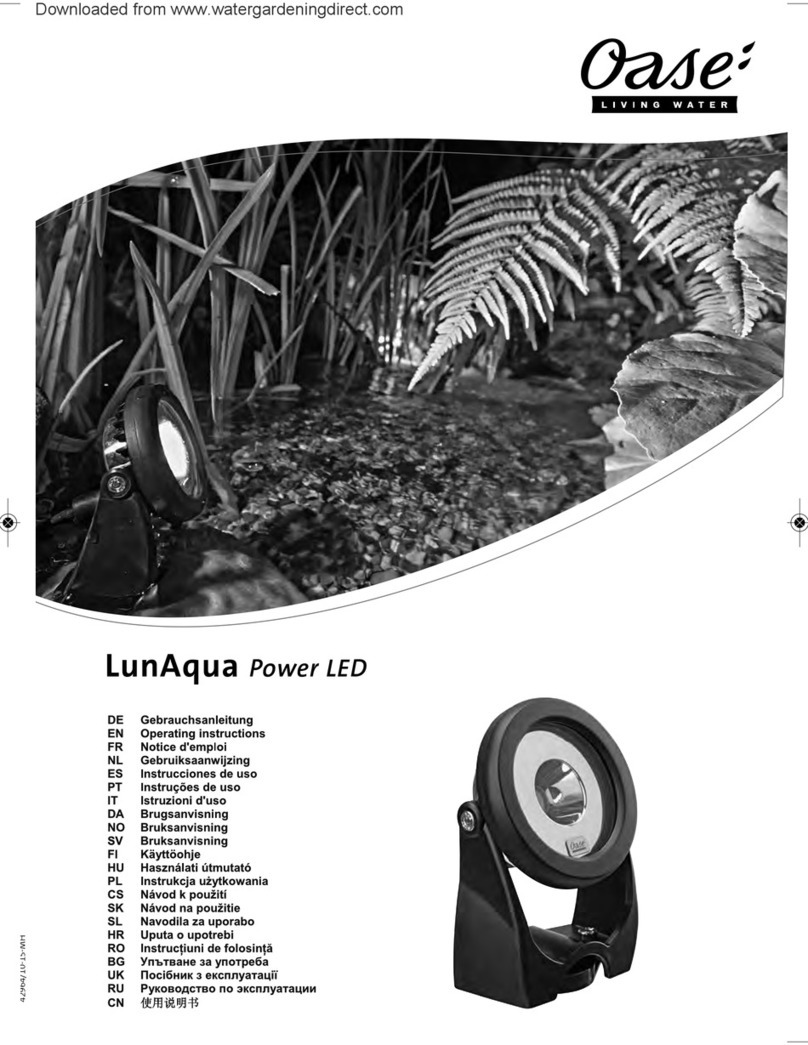 Oase LunAqua Classic LED Set 1 operating instructions