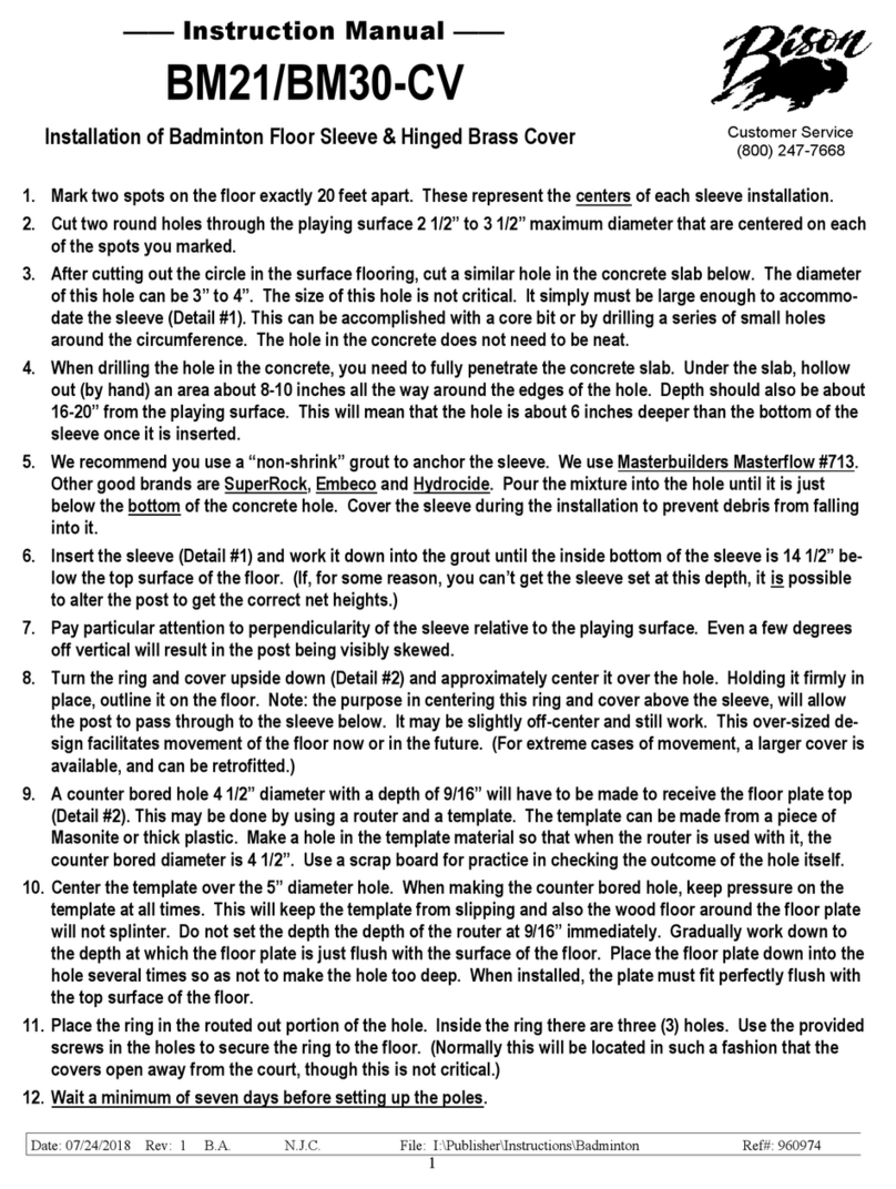 Bison BM21 instruction manual