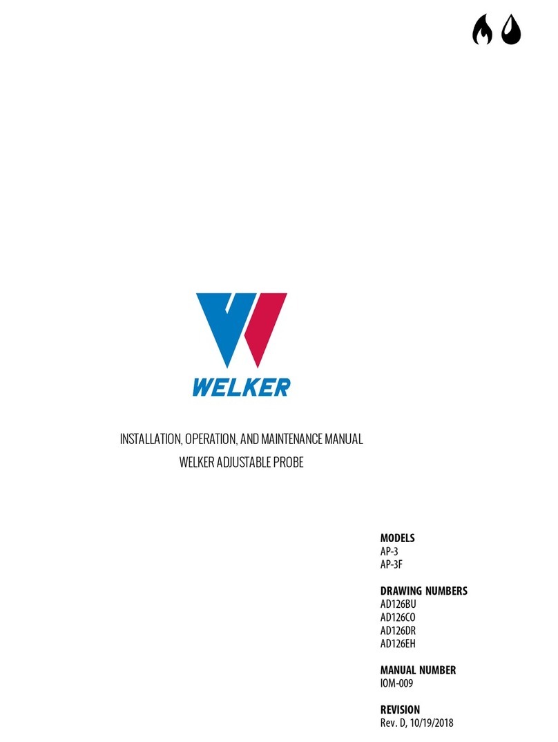 Welker AP-3 Installation, operation and maintenance manual
