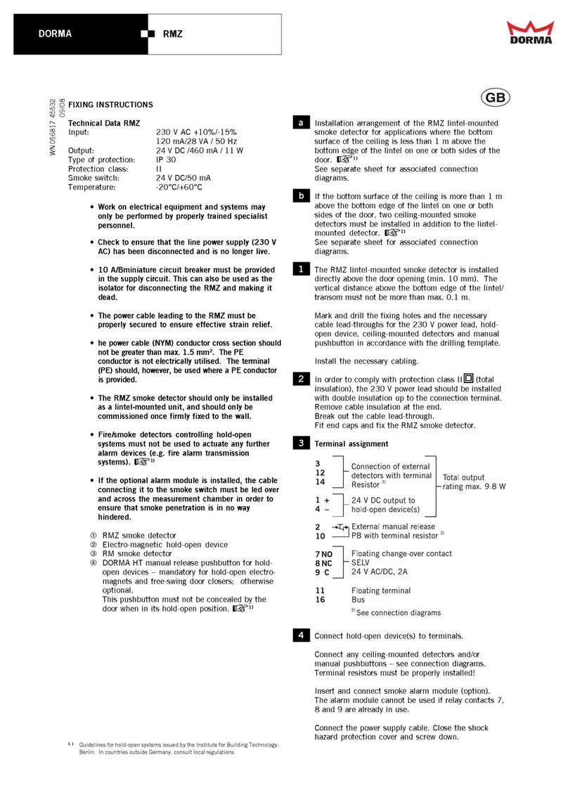 Dorma RMZ manual
