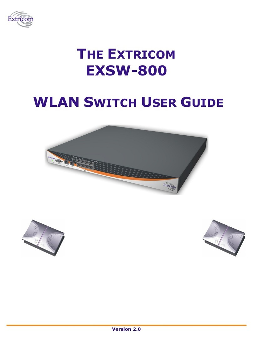 Extricom EXSW800 user guide