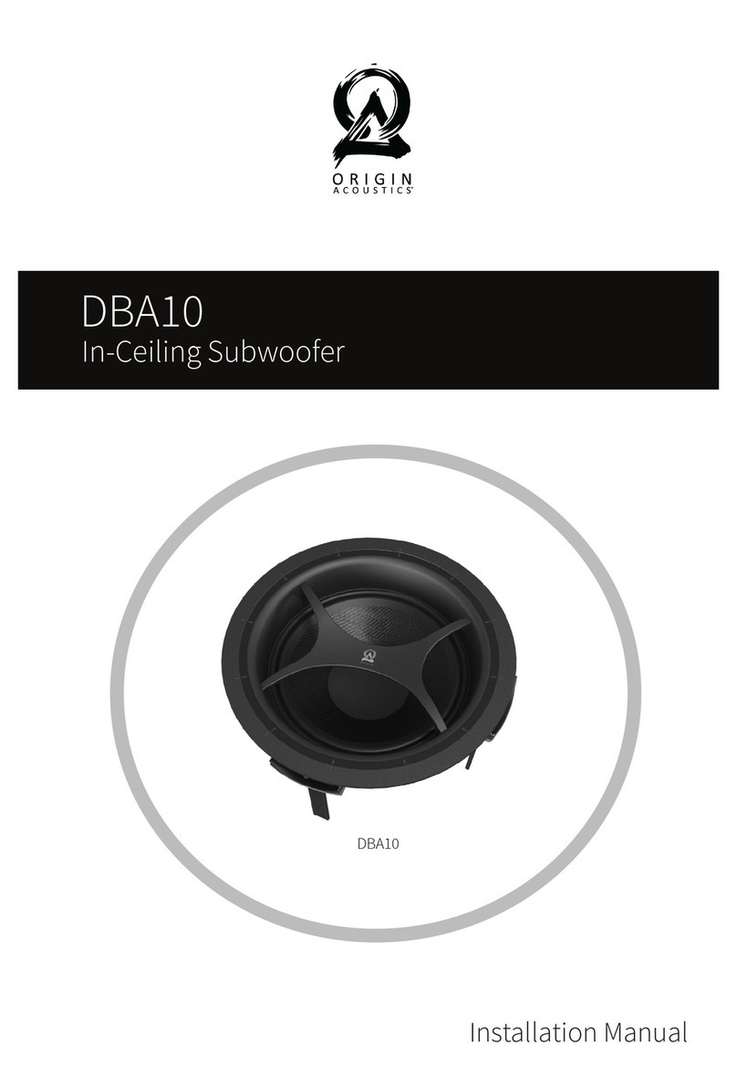 Origin Acoustics DBA10 User manual