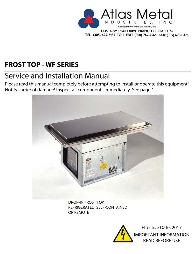 Atlas Metal WF SERIES User manual