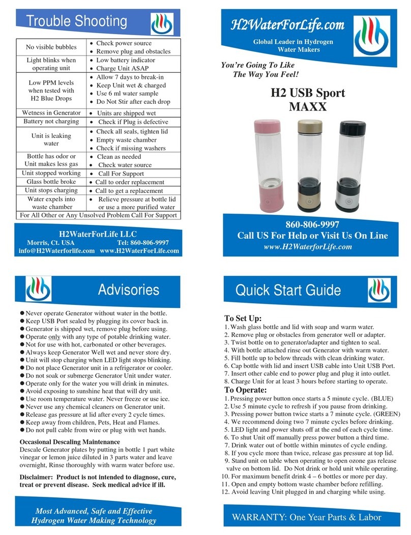 H2 USB Sport MAXX quick start guide
