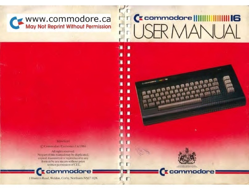 Commodore 16 user manual