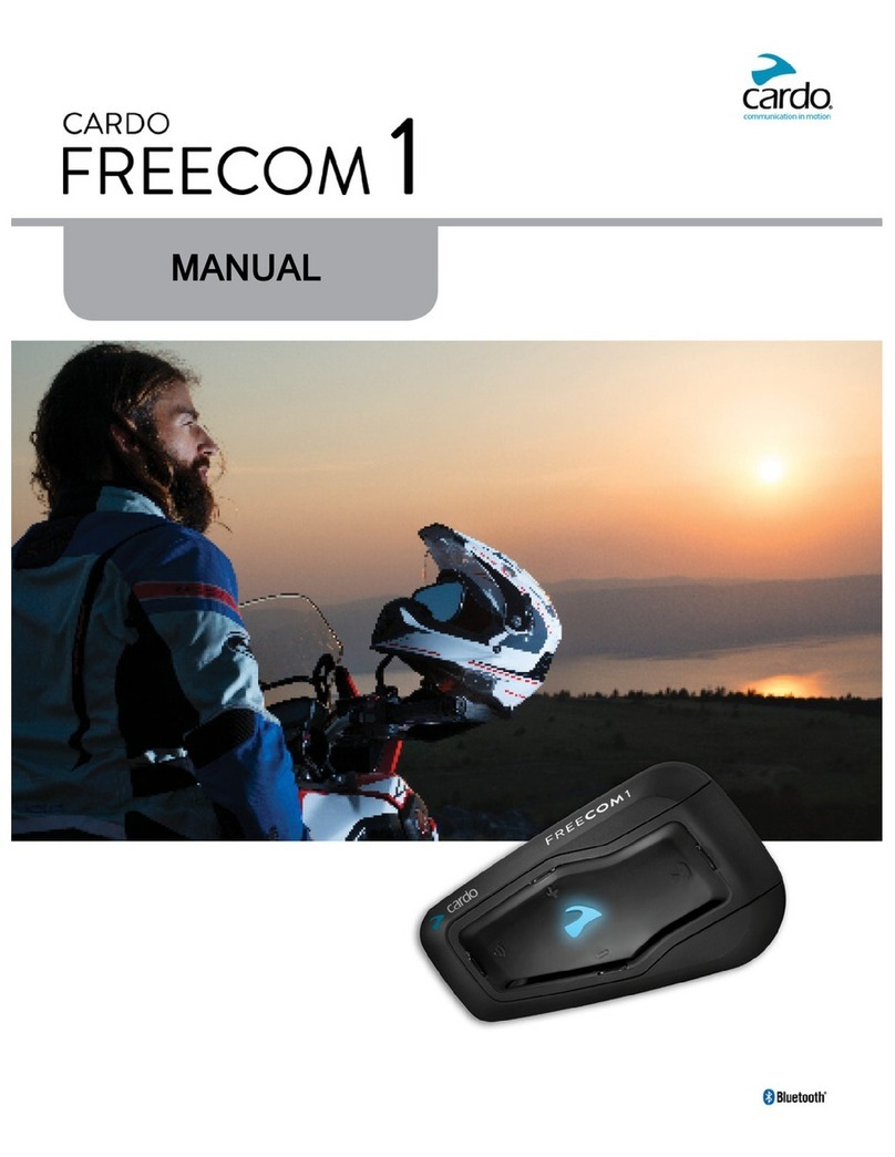 Cardo Systems FREECOM 1 User manual Cardo Systems FREECOM 1 User manual