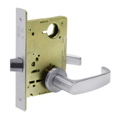 Sargent 8200 installation instructions