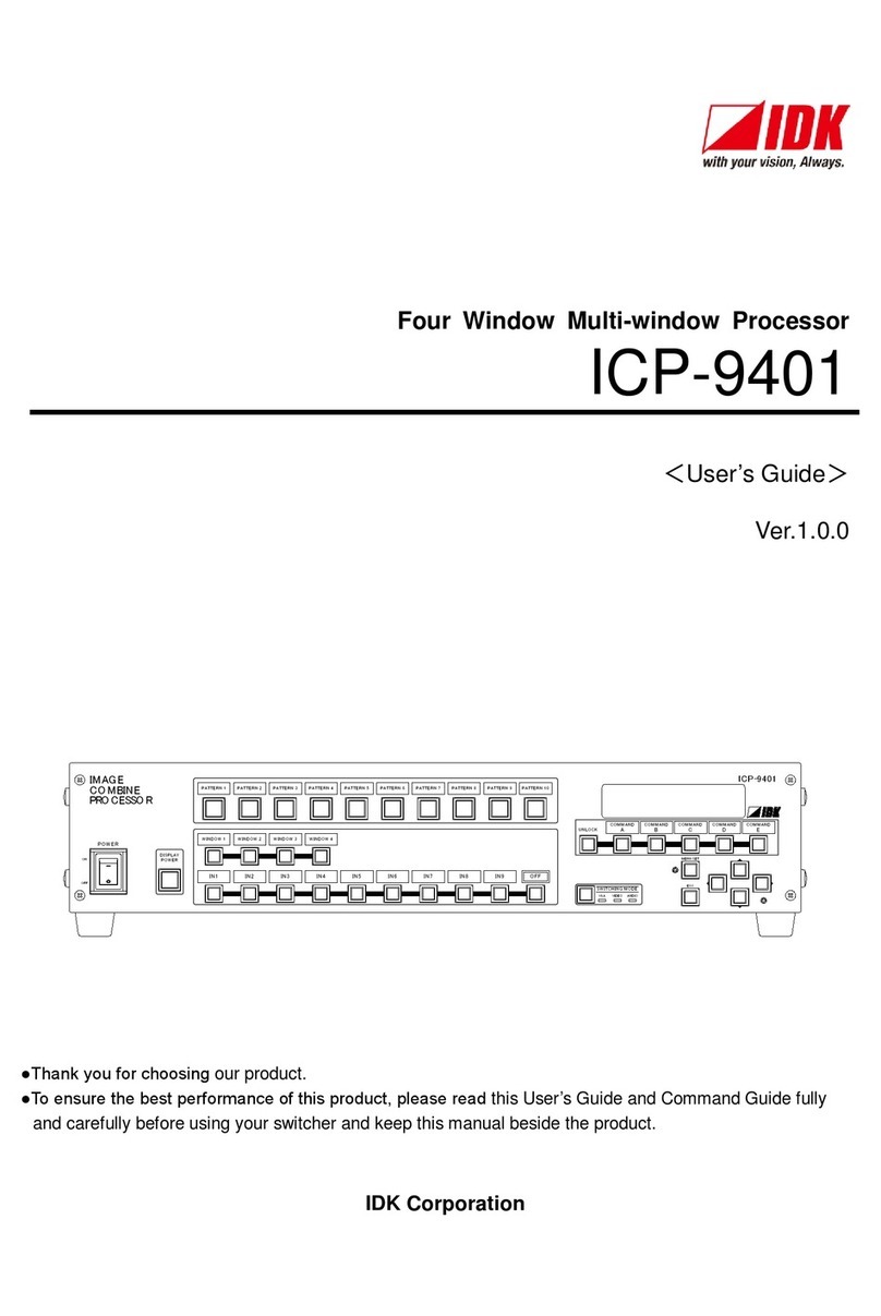 IDK ICP-9401 user guide