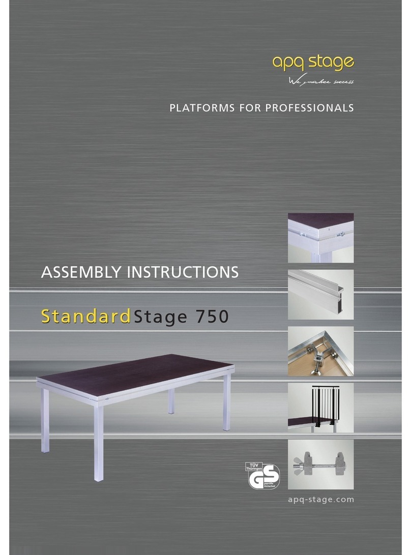 apq stage Standard Stage 750 Assembly instructions apq stage Standard Stage 750 Assembly instructions
