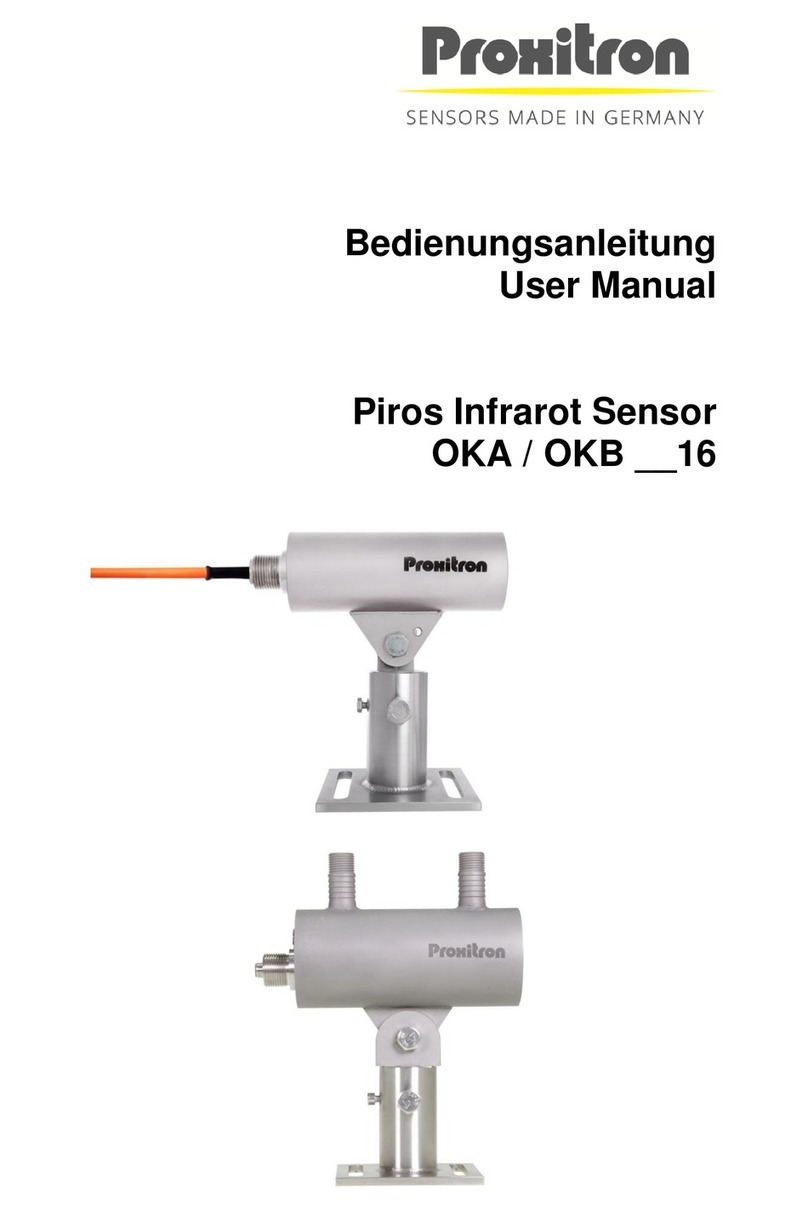 Proxitron Piros OKAxx16 Series user manual Proxitron Piros OKAxx16 Series user manual