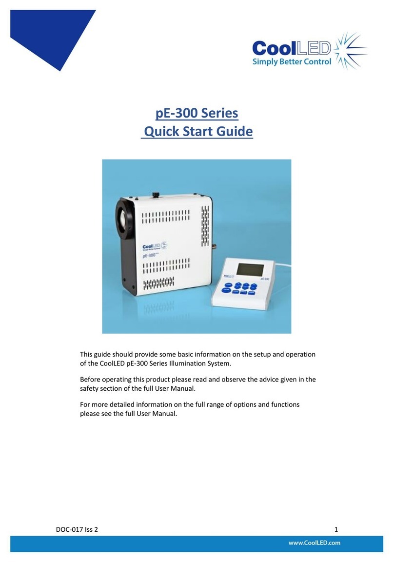 CoolLED pE-300 Series quick start guide
