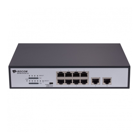 Bdcom S1010-8P-120 user guide