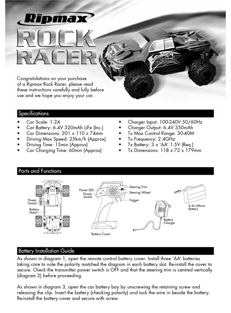 Ripmax Rock Race instructions