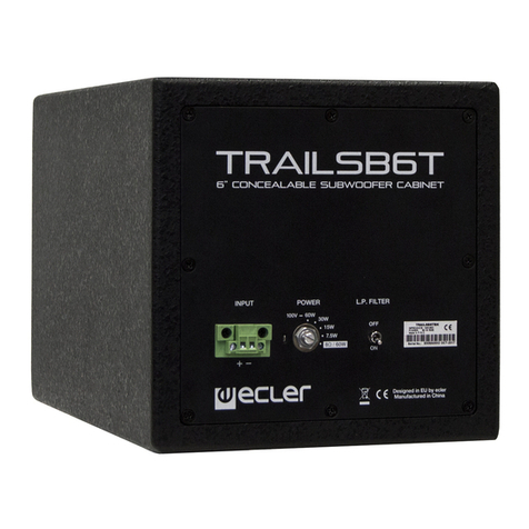 Ecler TRAILSB6T user manual