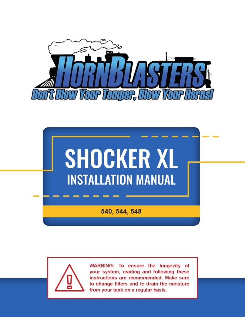 HornBlasters SHOCKER XL 540 User manual