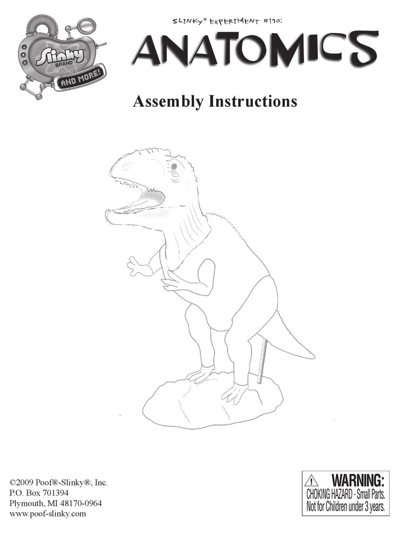Slinky Anatomics T-Rex Assembly instructions