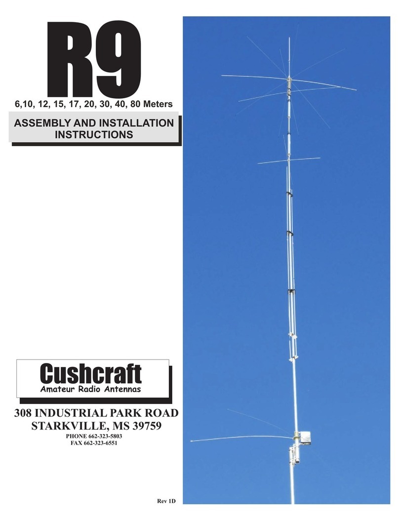 CUSHCRAFT R9 Assembly and installation instructions