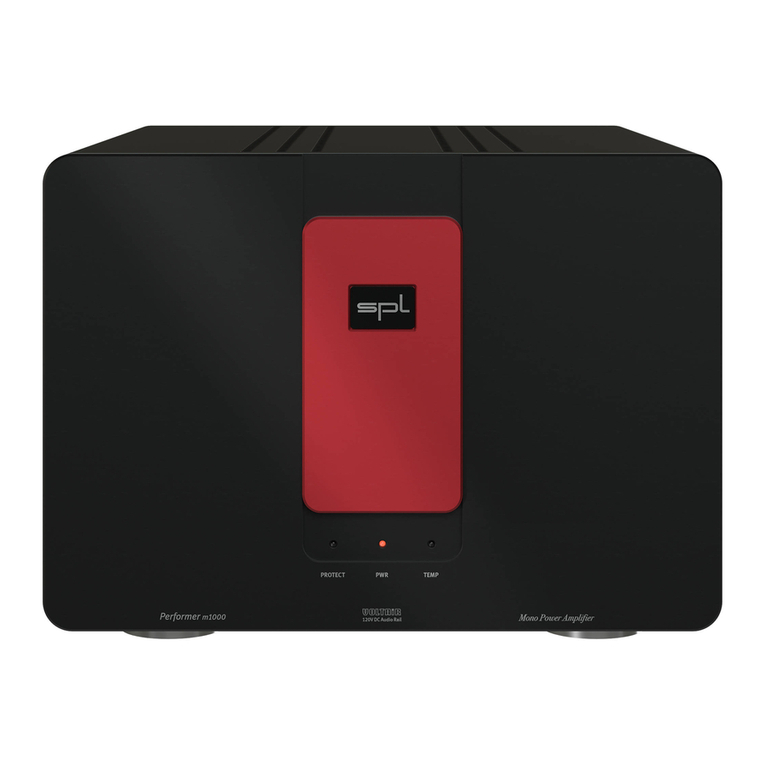 SPL Performer m1000 User manual