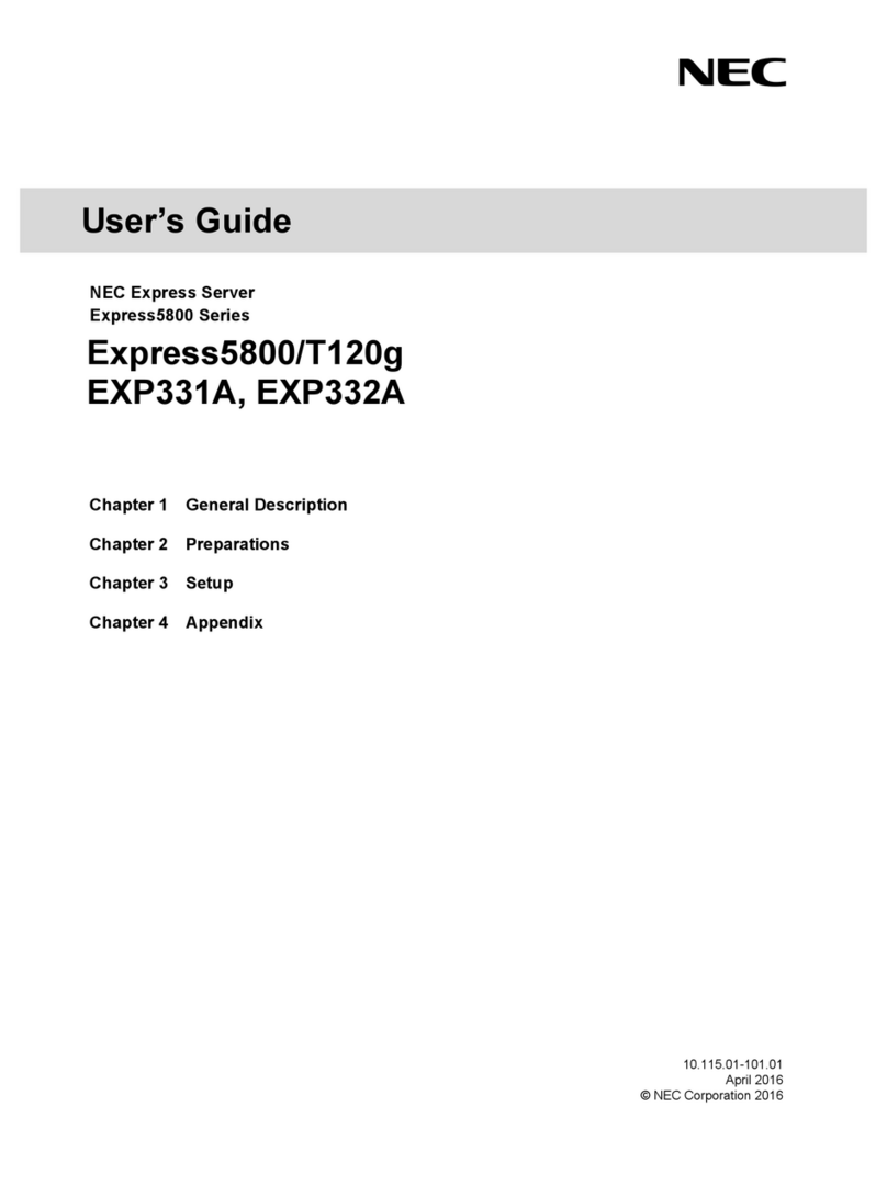 NEC NEC Express5800 Series user guide