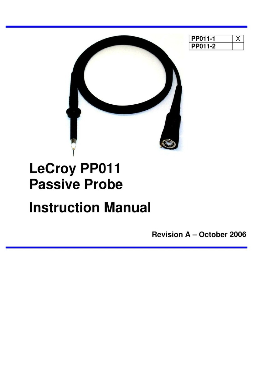 LeCroy PP011 User manual