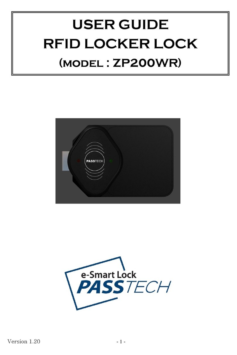 Passtech ZP200WR user guide Passtech ZP200WR user guide