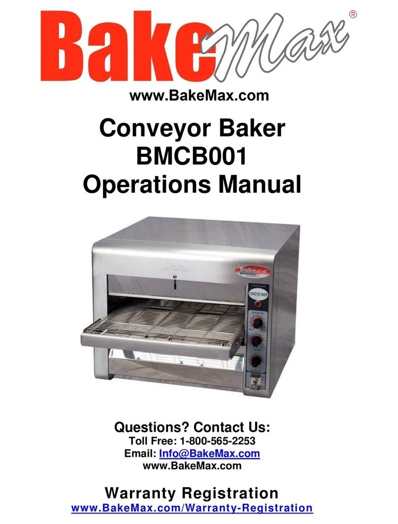 Bake Max BMCB001 Operation manual