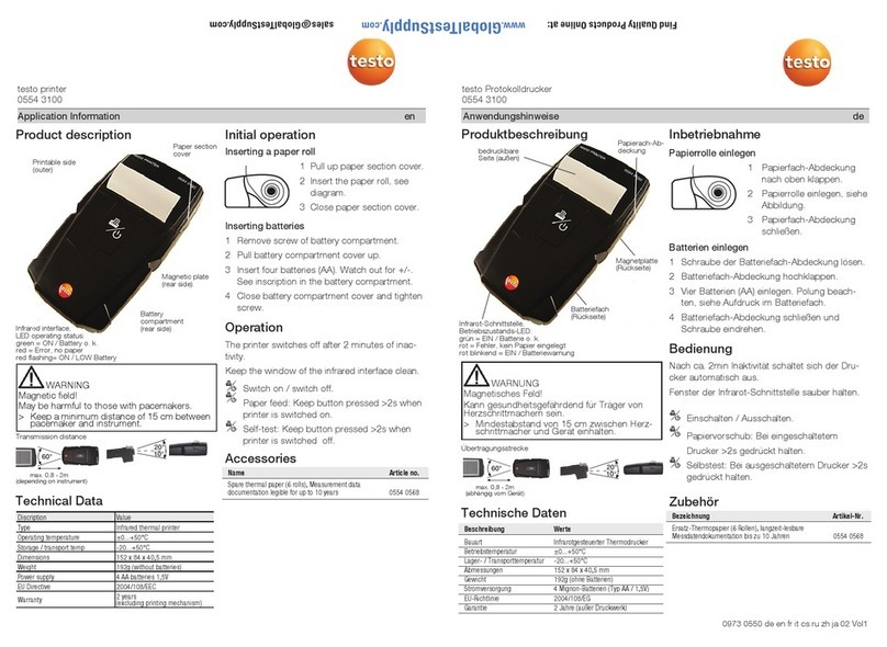 TESTO 0554 3100 manual