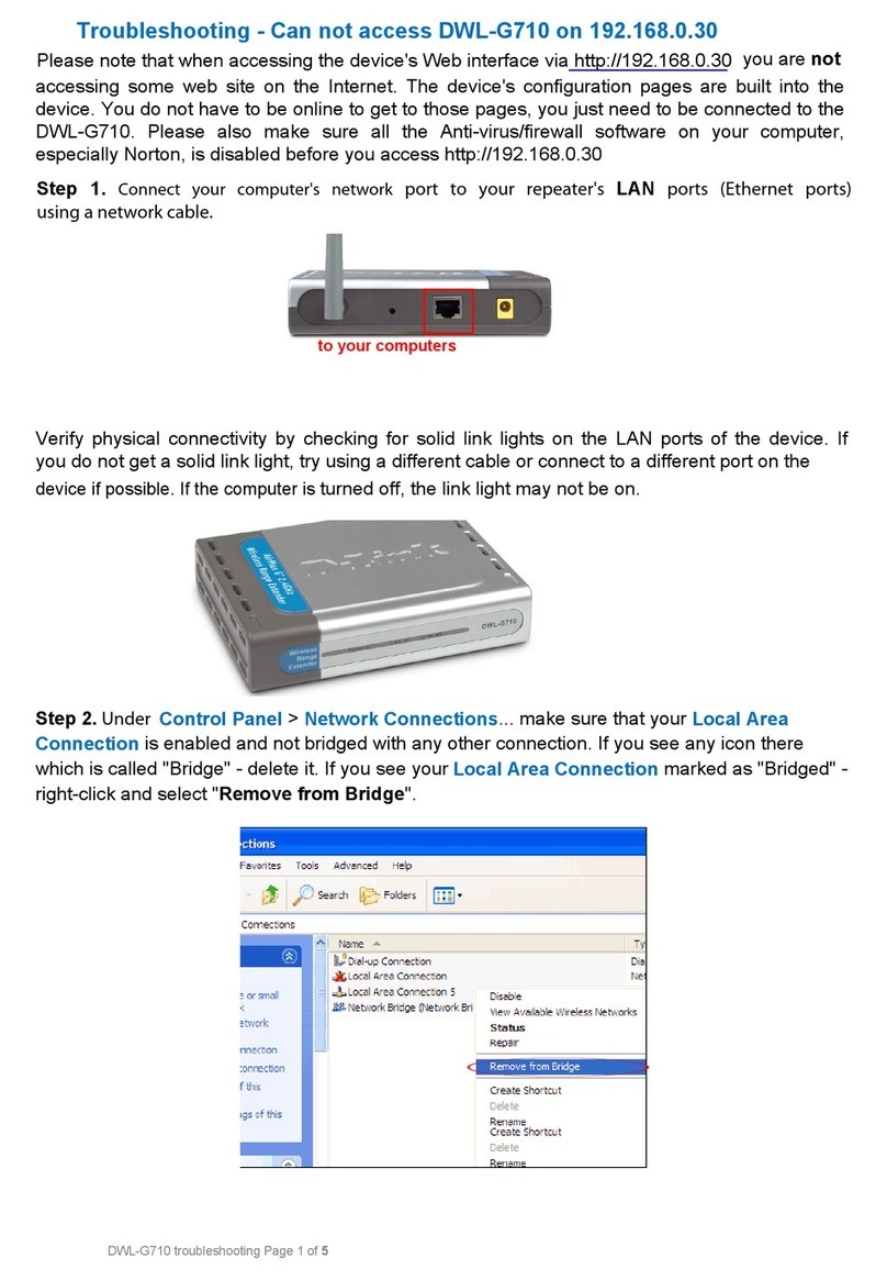 D-Link AirPlus G DWL-G710 Operating instructions D-Link AirPlus G DWL-G710 Operating instructions