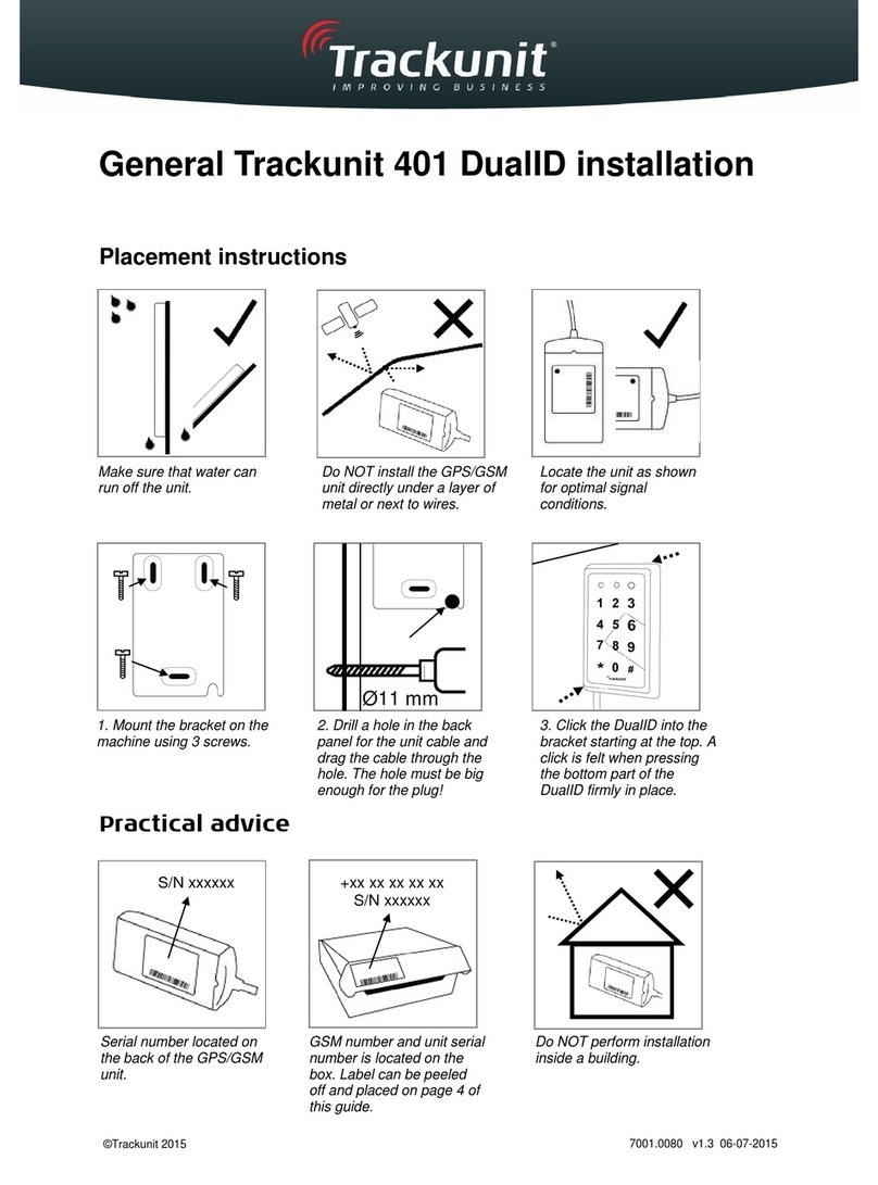 Trackunit 401 DualID Installation