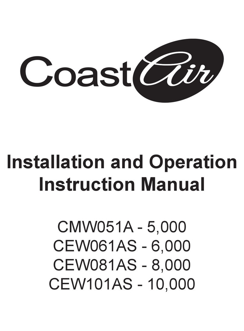 Coast-Air CMW051A Service manual