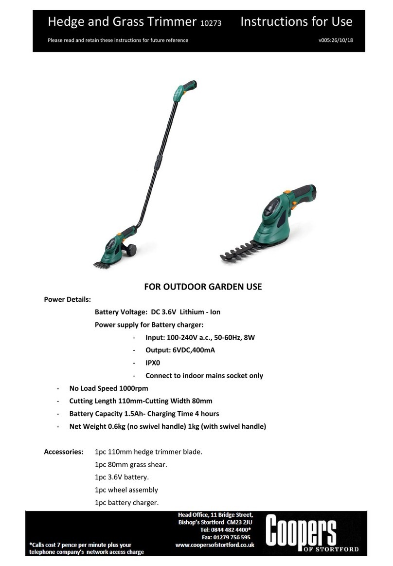 Cooper N0E-17ET-3.6 Instructions for use