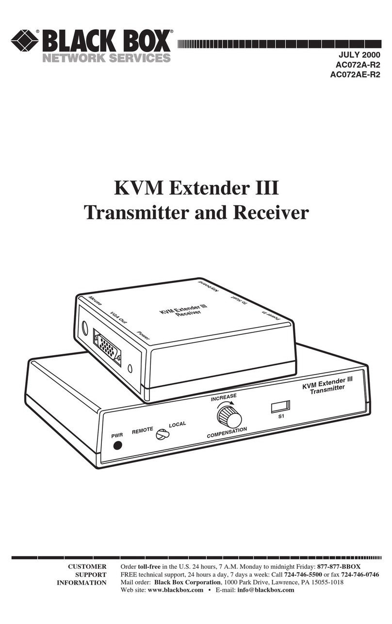 Black Box KVM Extender III manual