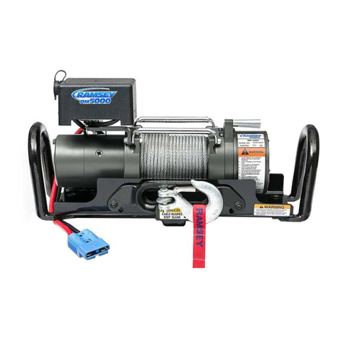 Ramsey Winch Quick-Mount QM5000H User manual