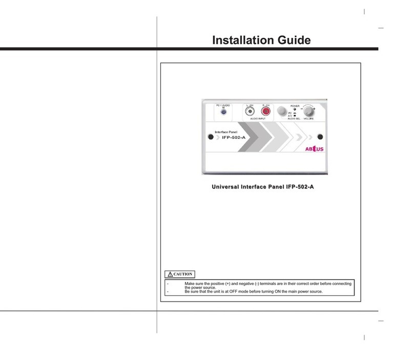 Abtus IFP-502-A installation guide