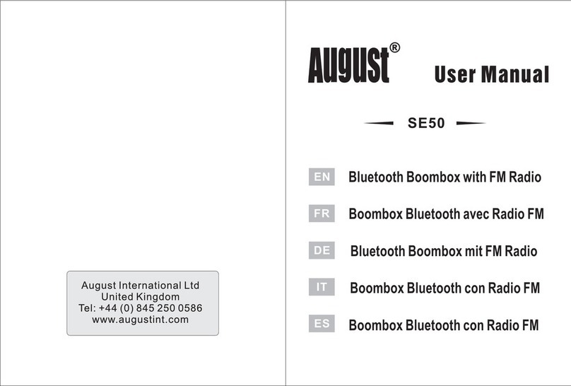 August SE50 user manual