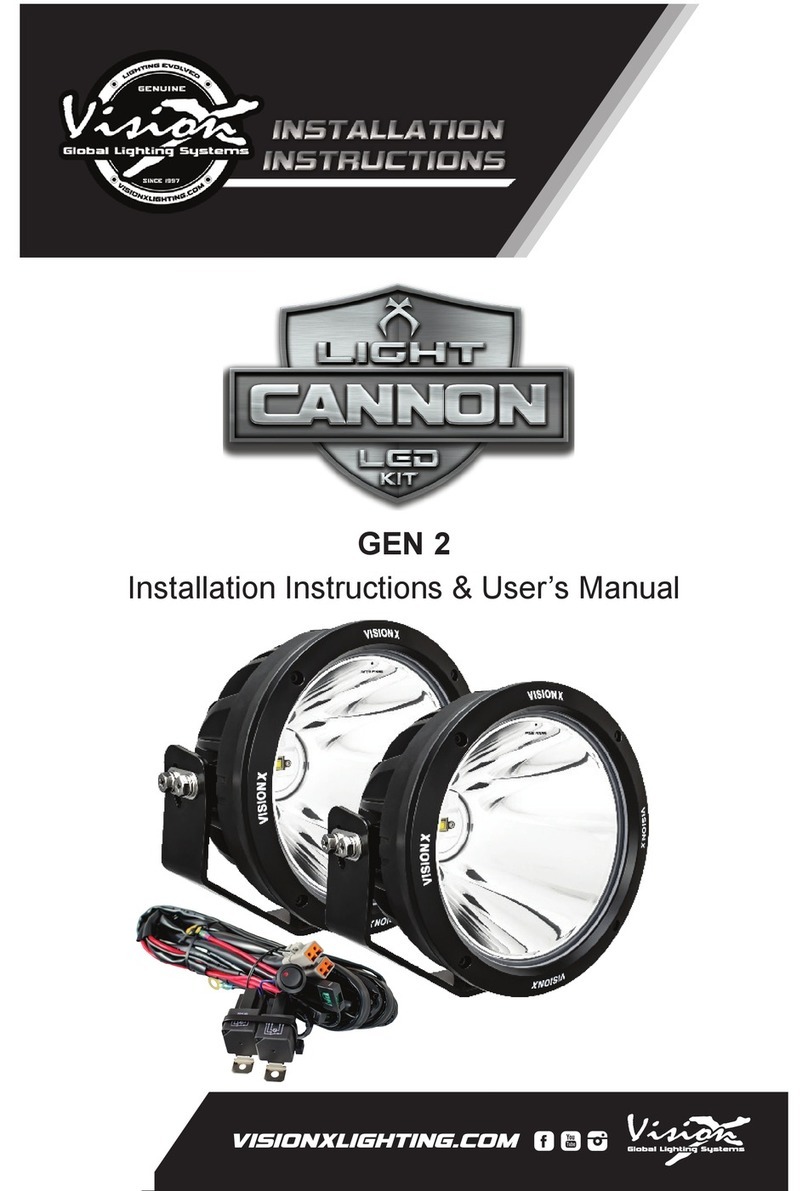 Vision X CG2-CPZ610KIT Manual Vision X CG2-CPZ610KIT Manual